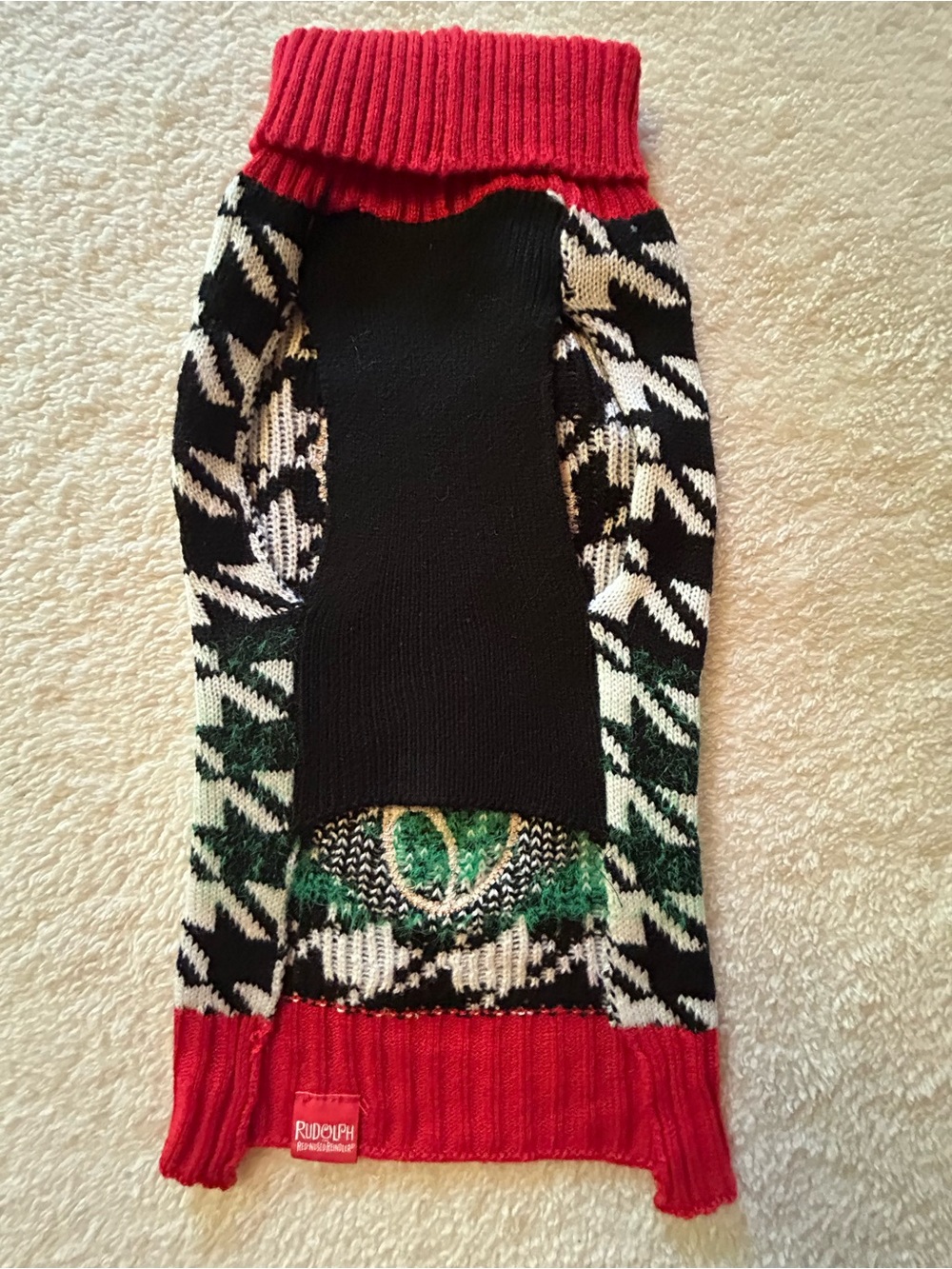 Small Rudolph Turtleneck for Dogs - Picture 2 of 7